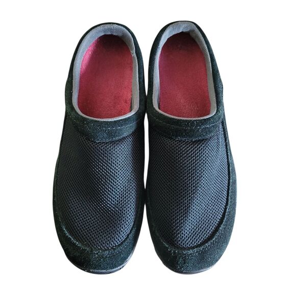 Merrell Encore Breeze Clogs Mules Shoes Women's Size 9 Black Suede Mesh Casual - Picture 3 of 9